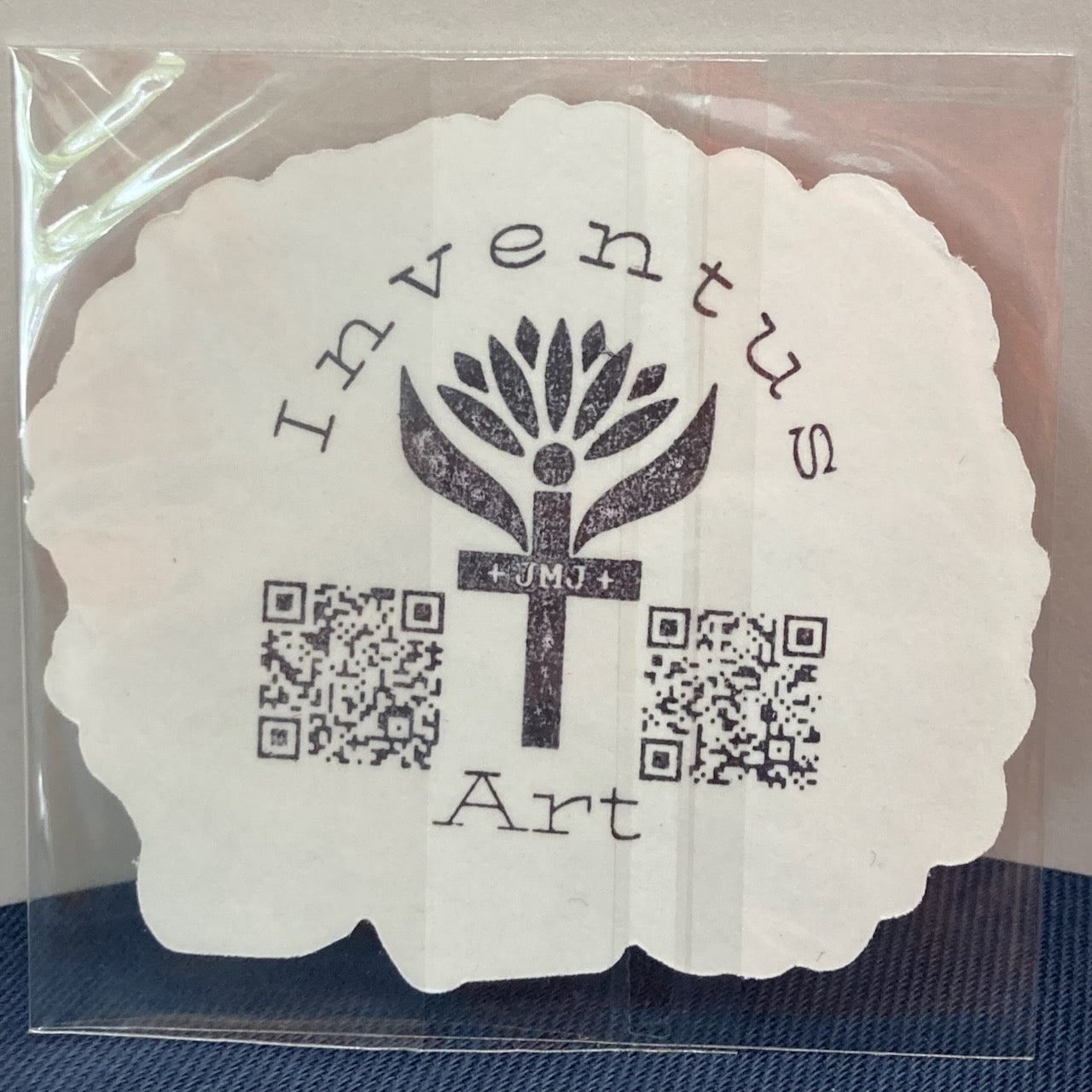 Deep Pink Peony Vinyl Sticker (3″ × 2.7″)