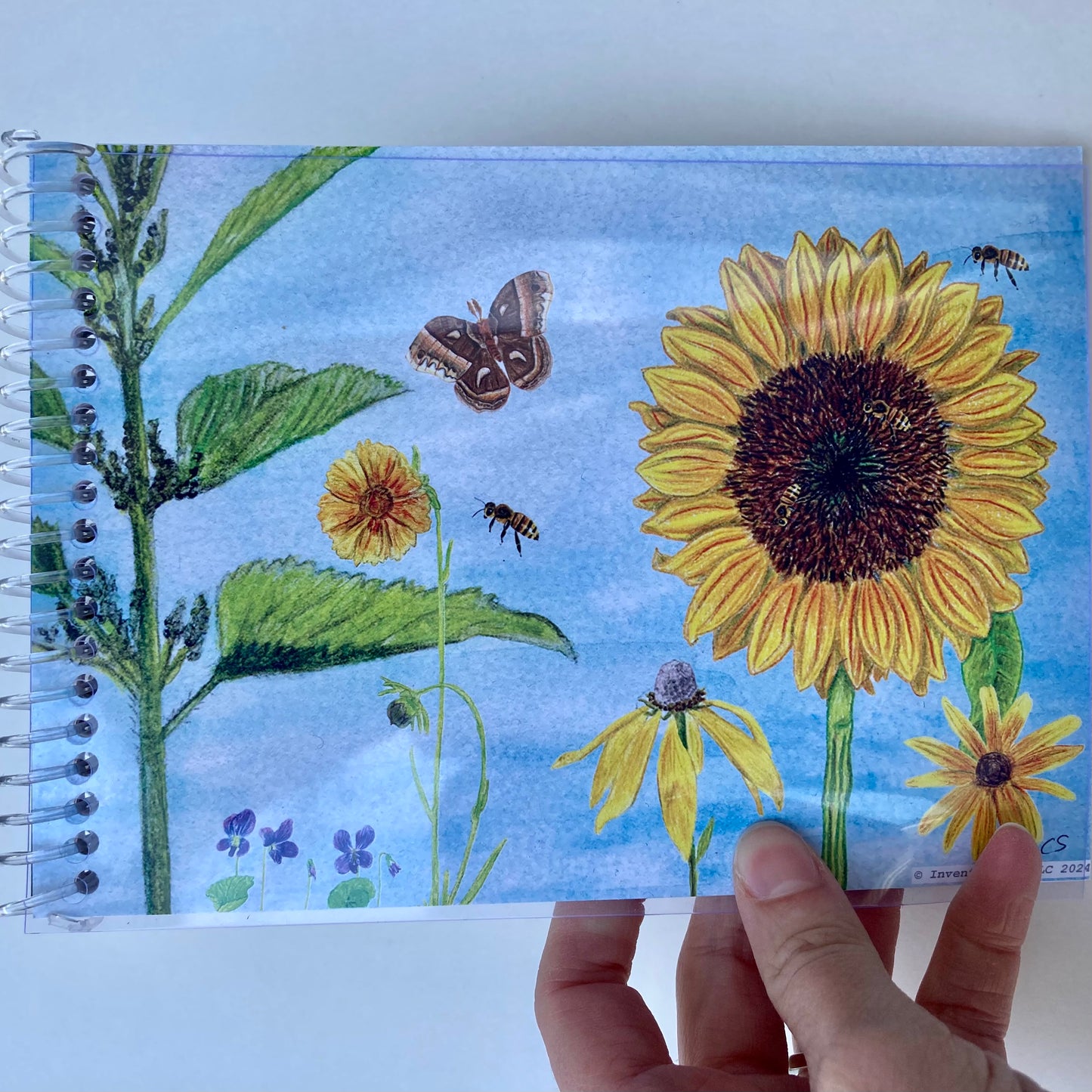 Multimedia Nature Journal – 5"x7" Sketchbook (signed art cover; perforated)