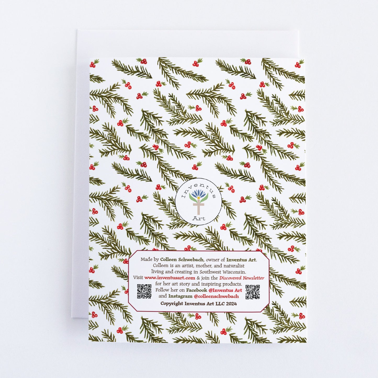 Box of 10 "Oh Snow Cozy" Christmas Greeting Cards (A2)