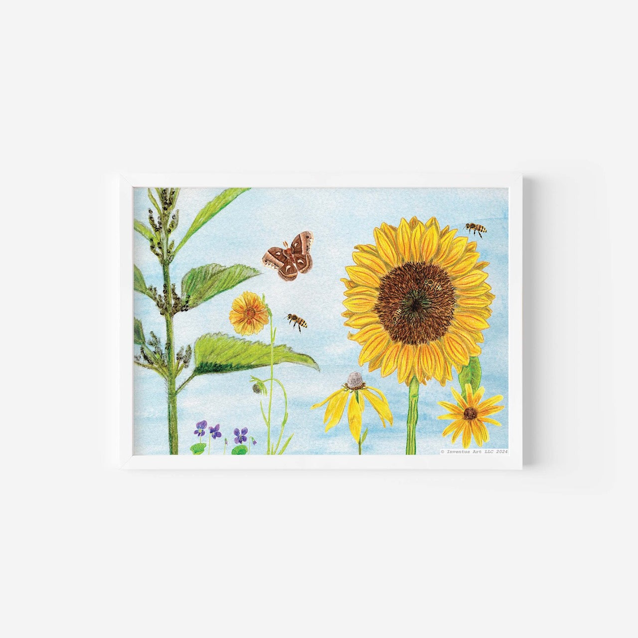 Wildflower Wonder Mix Art Print on Paper (5"x7"; special edition signed; unframed)