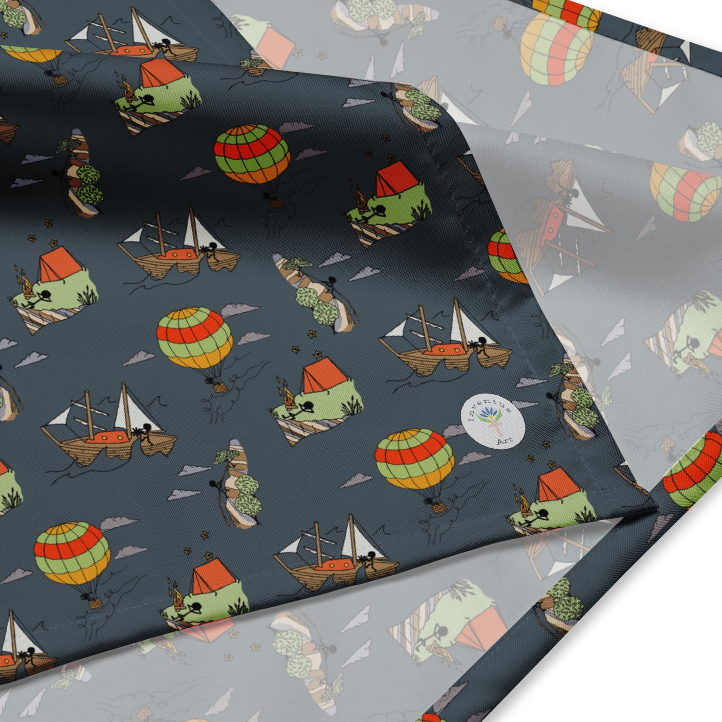Dark-Blue "Dreaming Adventure" Bandana (3 sizes)