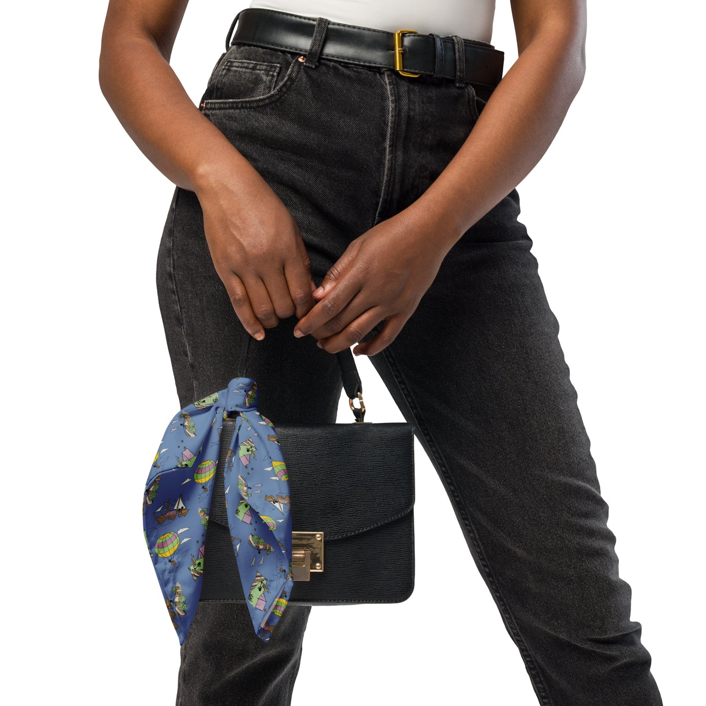 Lavender-Blue "Dreaming Adventure" Bandana (3 sizes)