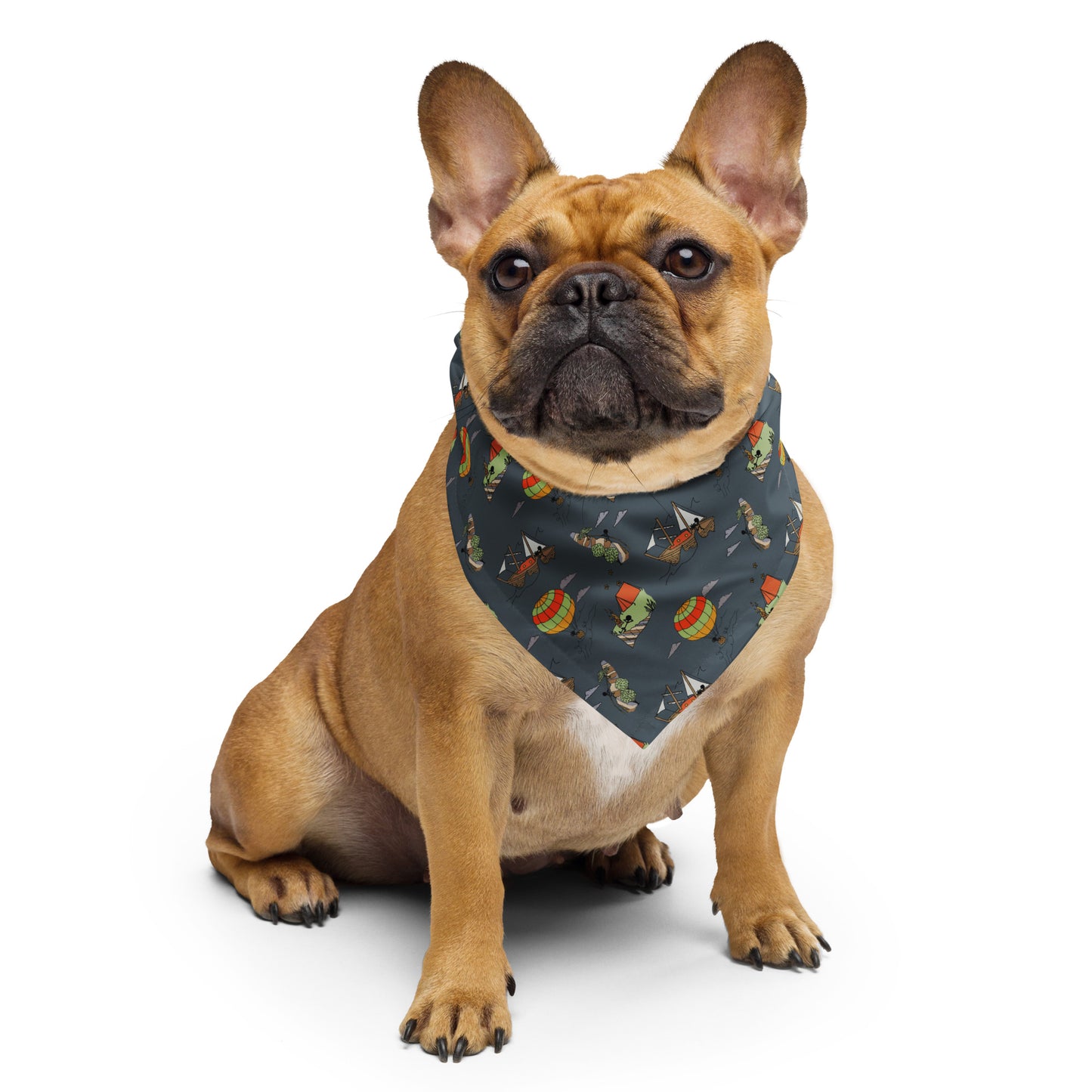 Dark-Blue "Dreaming Adventure" Bandana (3 sizes)