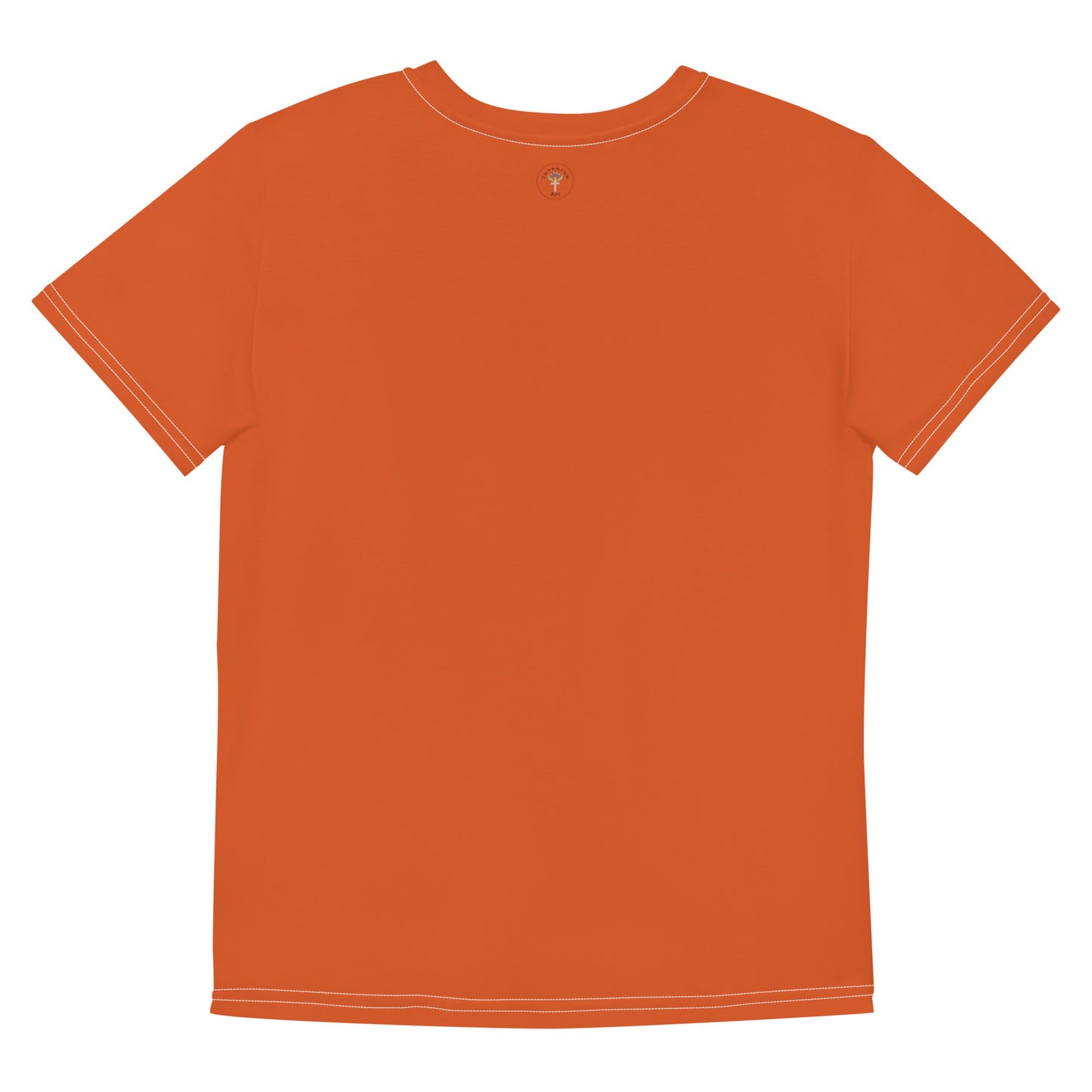 Youth Orange Climbing "Dreaming Adventure" Short-Sleeved Crew Neck T-shirt  (Size 8-20)