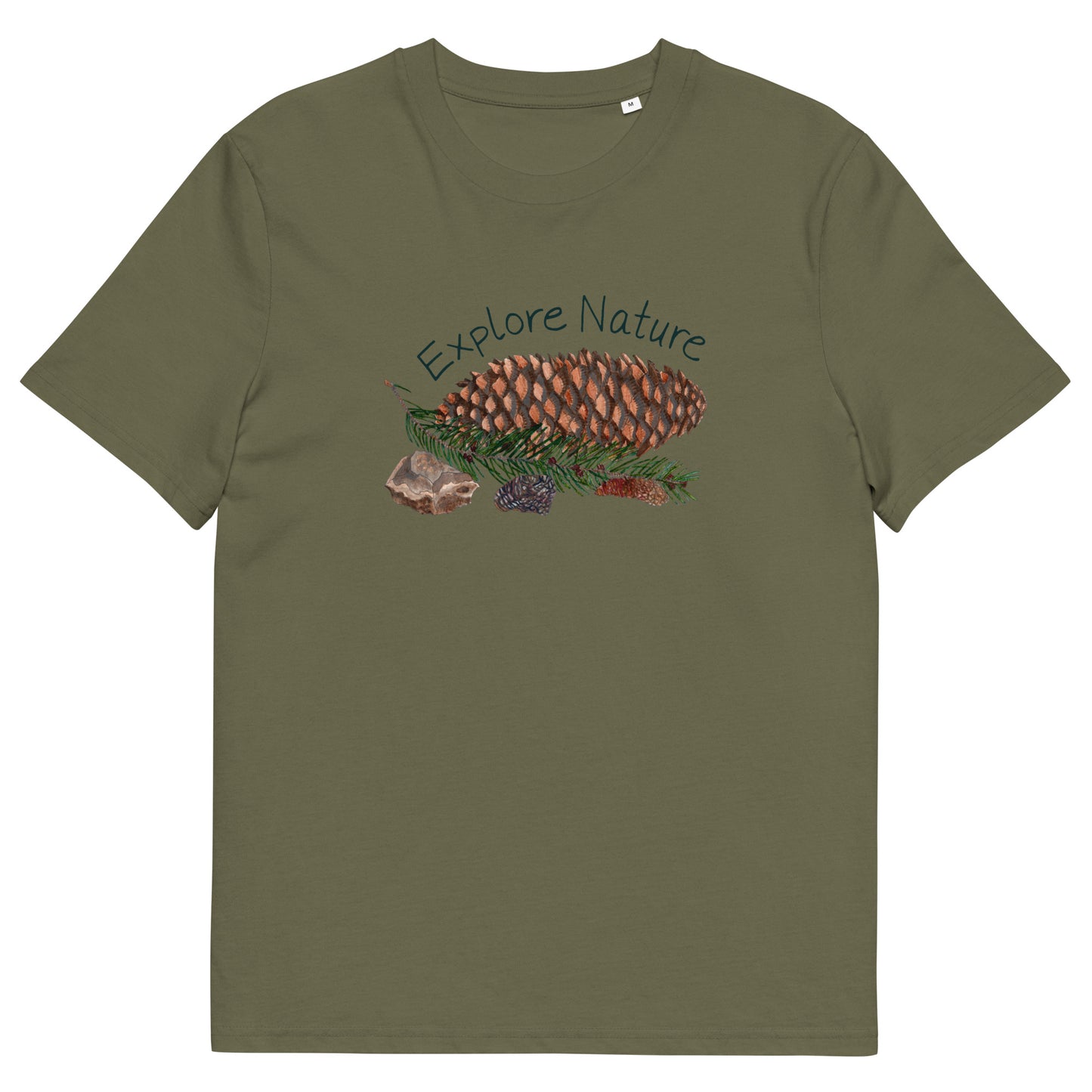 "Explore Nature" Organic Cotton T-shirt (Size S-2XL; 5 Colors)