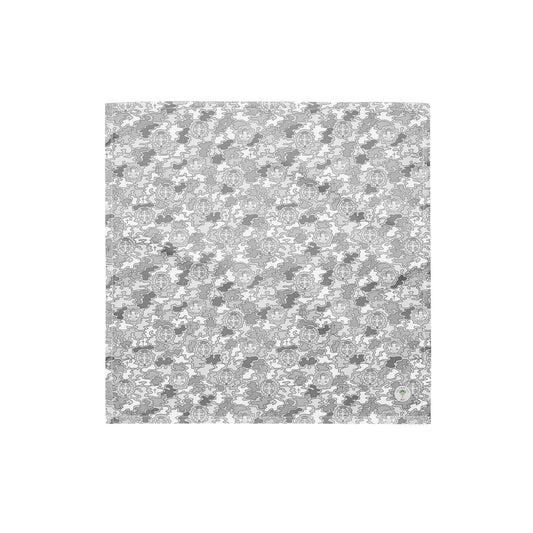 White-Gray  "Catholicamouflage" Polyester Bandana (3 sizes)